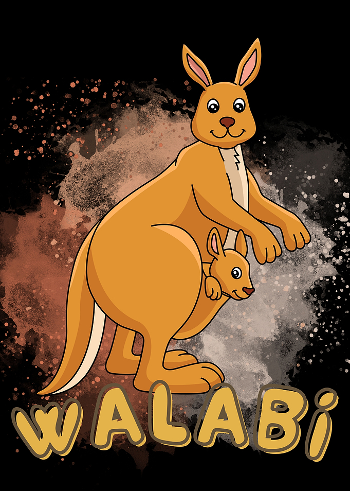 walabi in popart