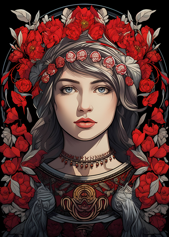 Slavic Girl Portrait