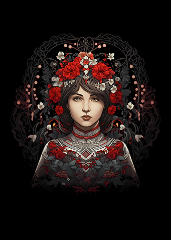 Slavic Girl Portrait