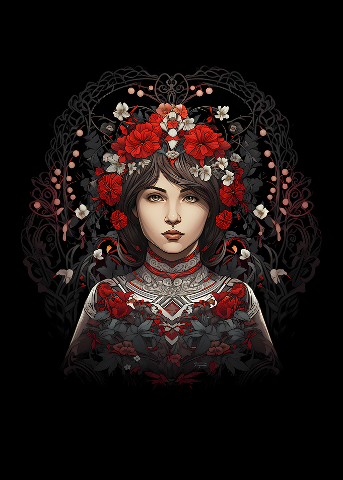 Slavic Girl Portrait