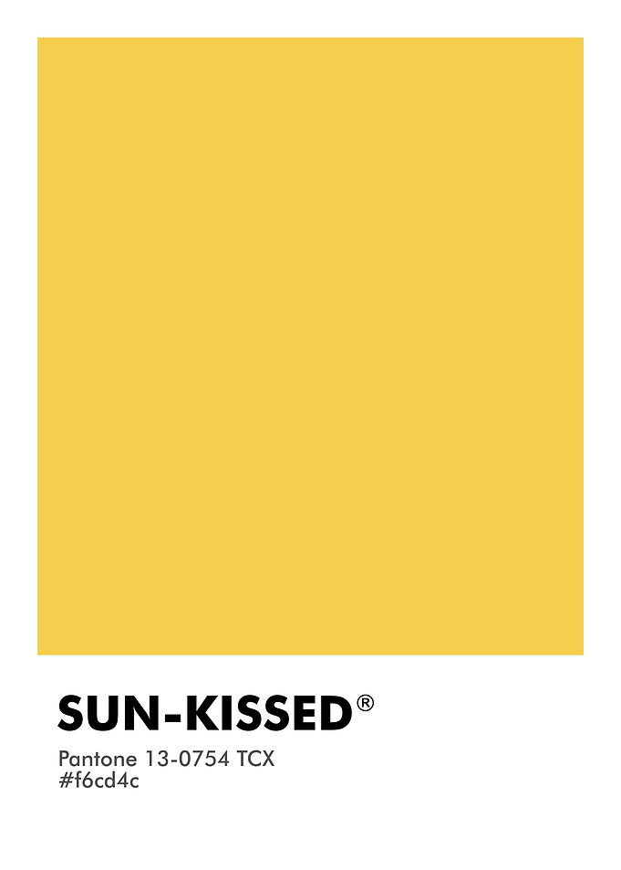 PANTONE SUNKISSED