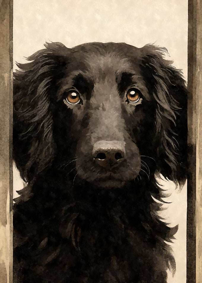 Flat Coated Retriever Dog