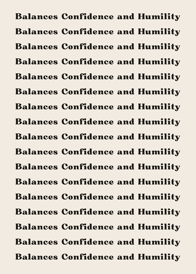 Balances Confidence and Hu