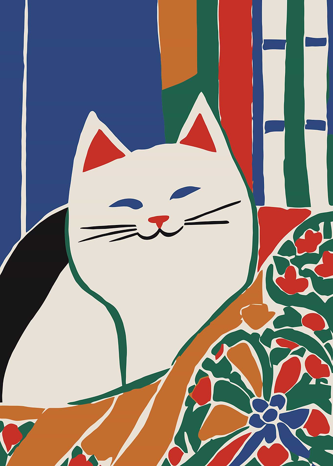 Cute White Cat