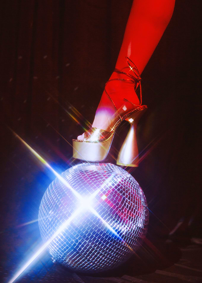 Groovy Shoe and Disco Ball