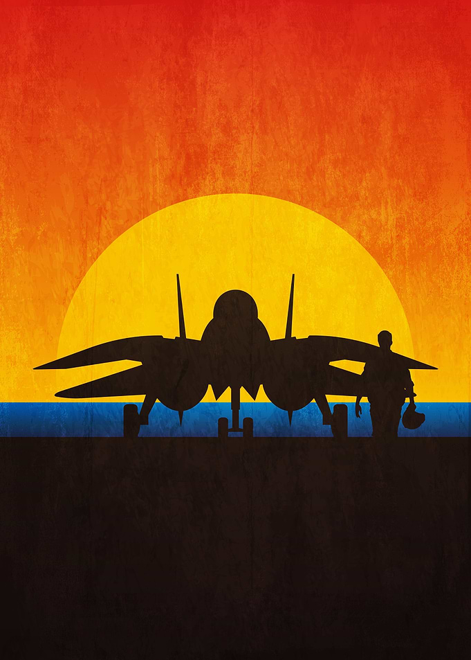 F14 on Sunset