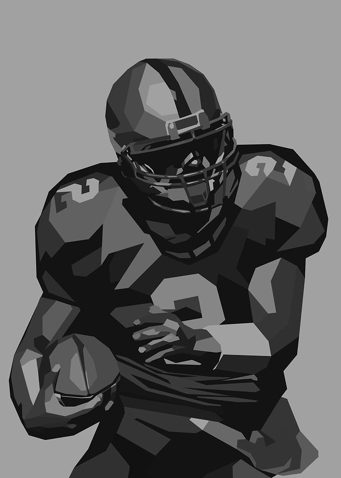 American Football Pop Art