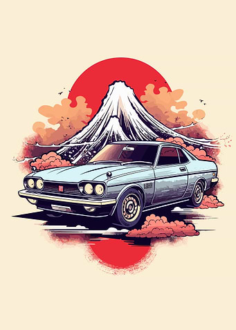 Japanese Retro Car