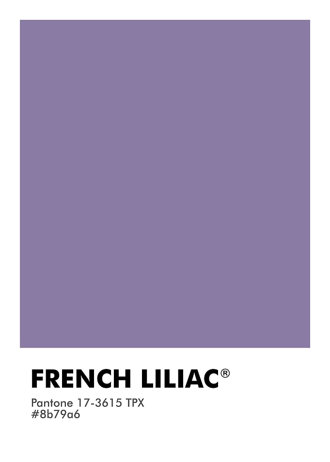 PANTONE FRENCH LILIAC