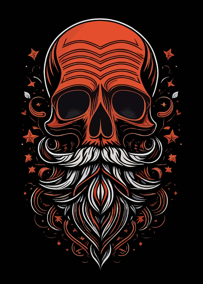 Red Skull Beard