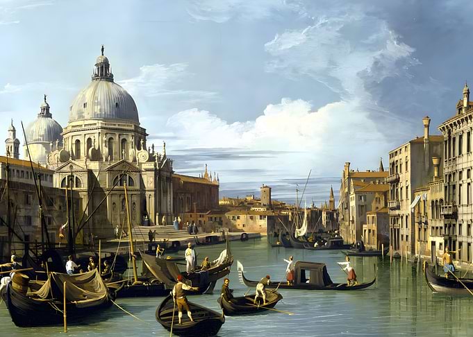 The Grand Canal in Venice