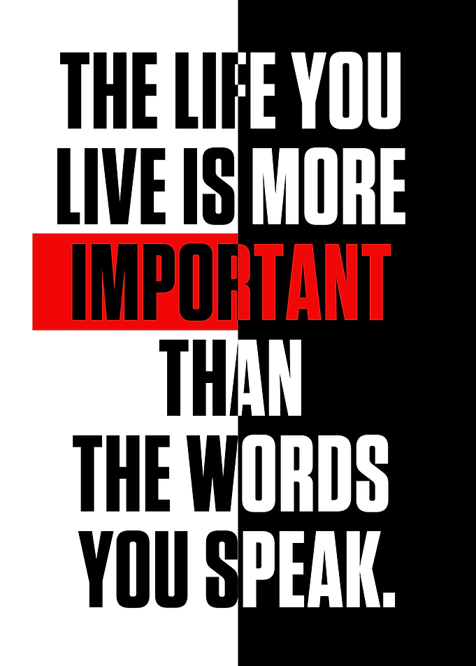 The life you live is more