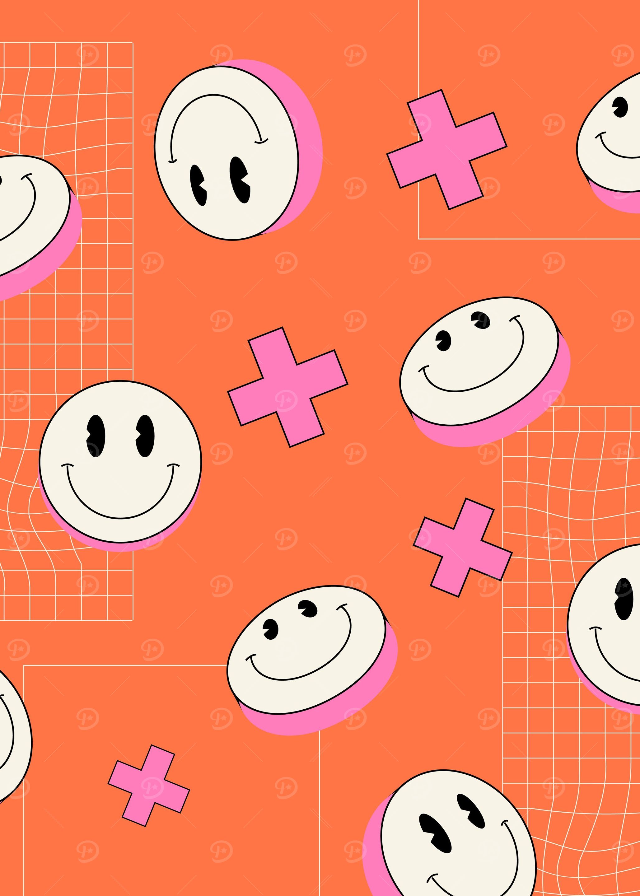 terracotta smiley y2k