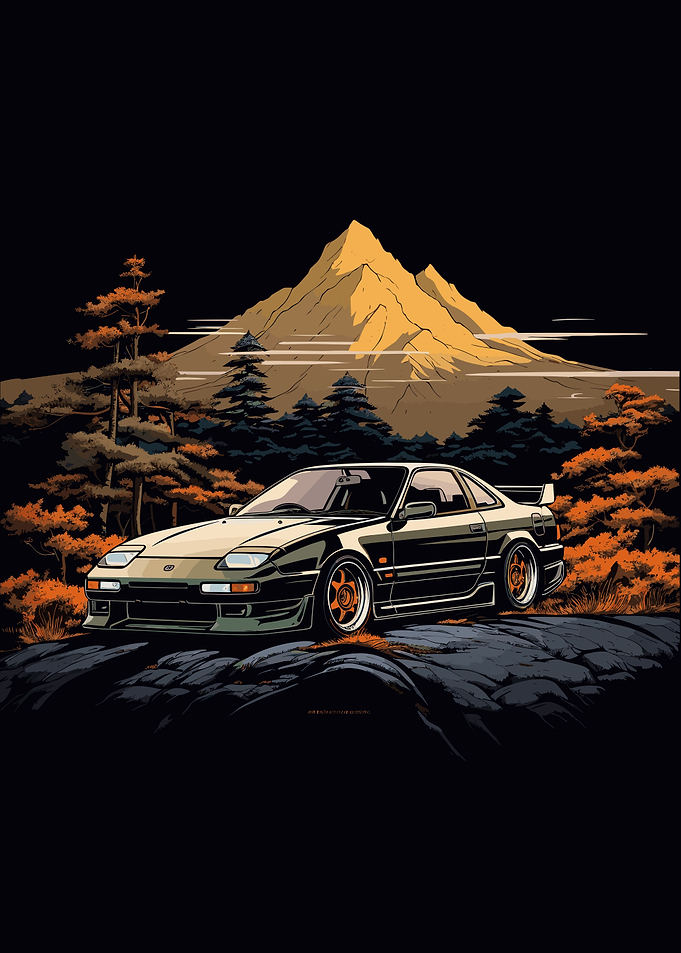 Japanese Retro Car