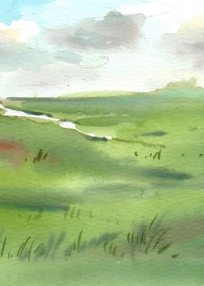 Watercolor Plains
