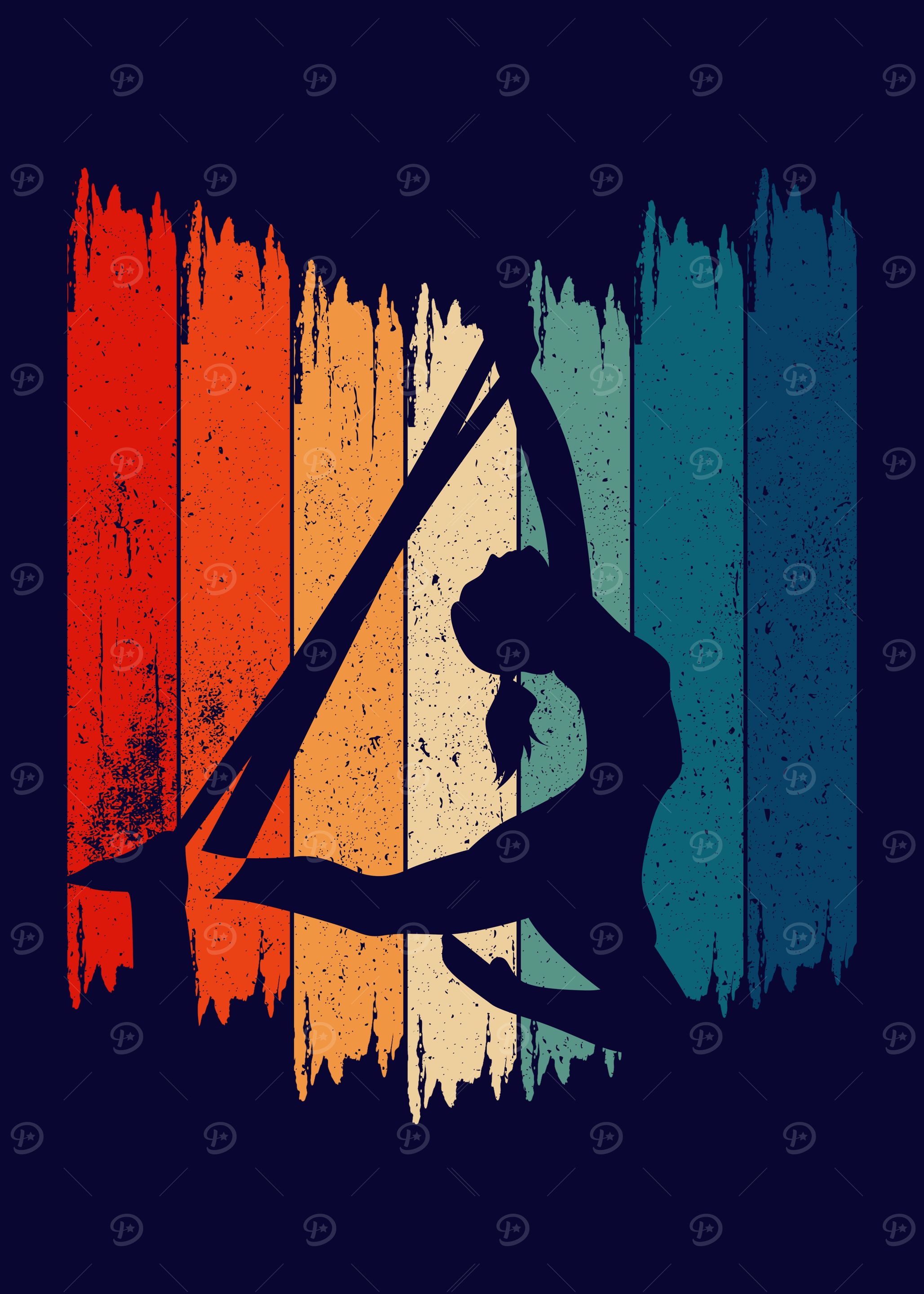Aerial Silk Acrobat