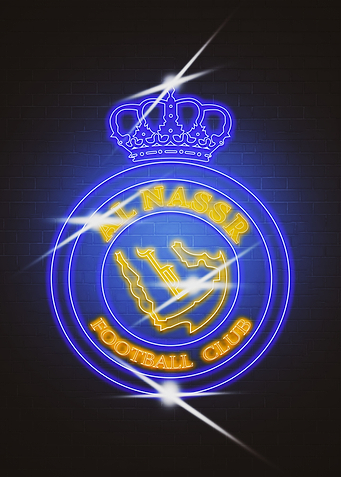 Al Nassr Neon Wall