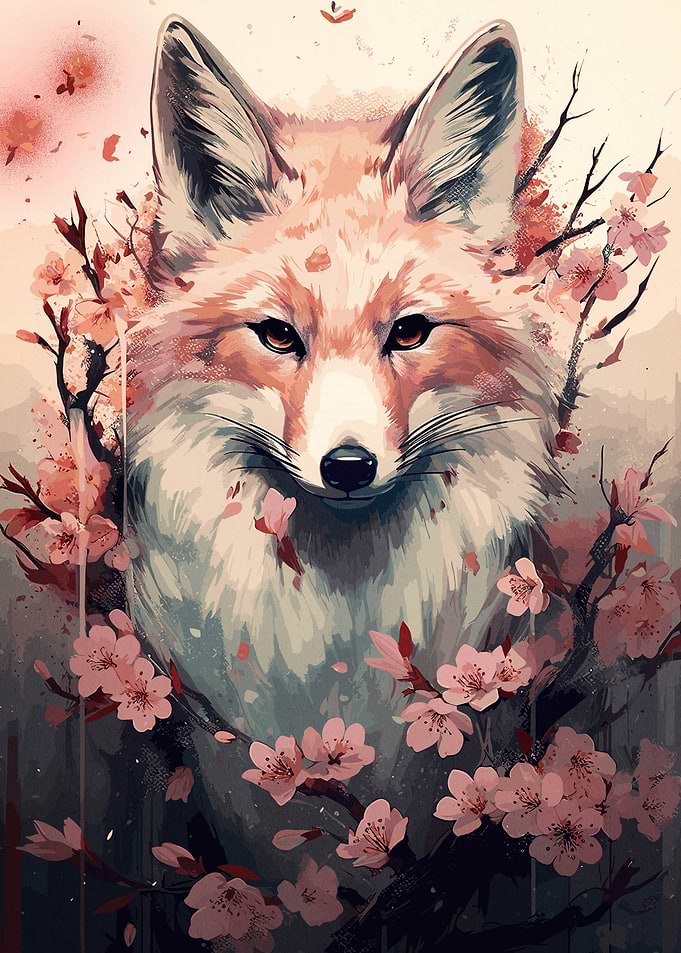 wolf cherry blossom