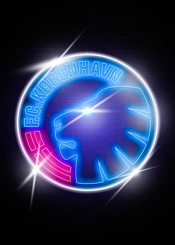 Copenhagen Neon Wall Art