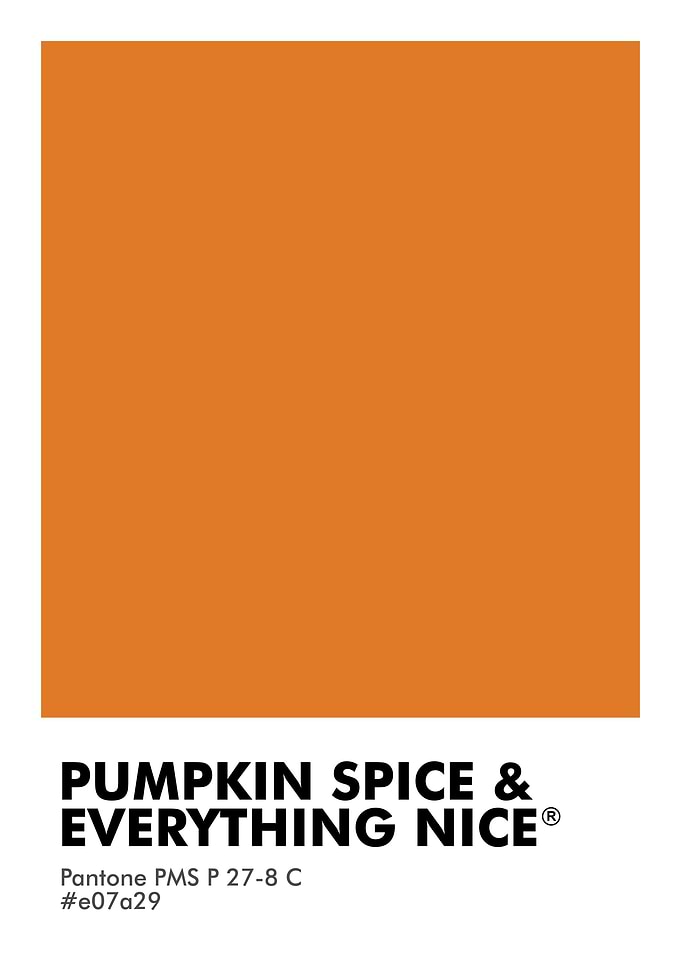 PANTONE PUMPKIN SPICE