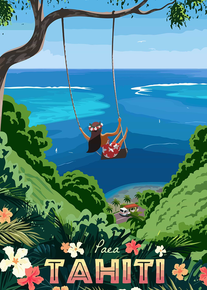 Travel to tahiti