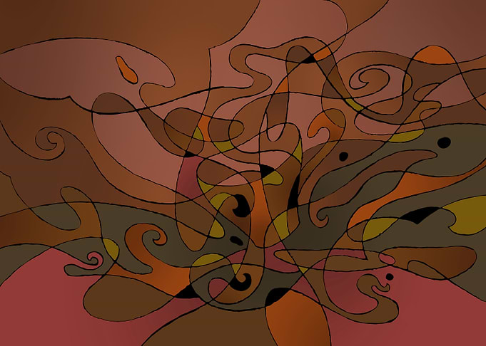 Coffee cup in brown shade