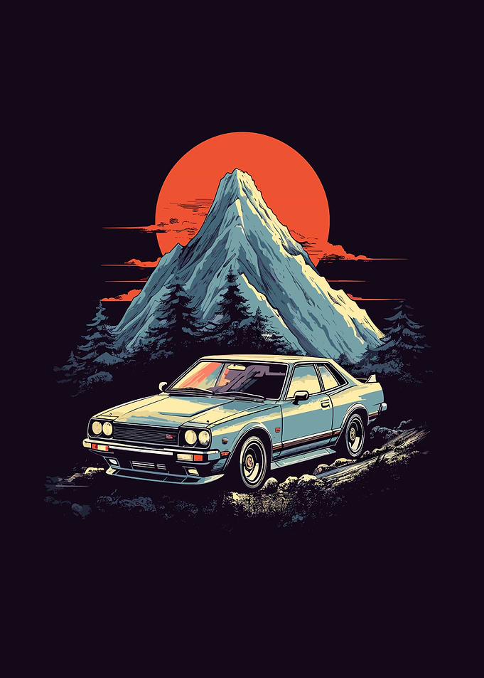 Japanese Retro Car