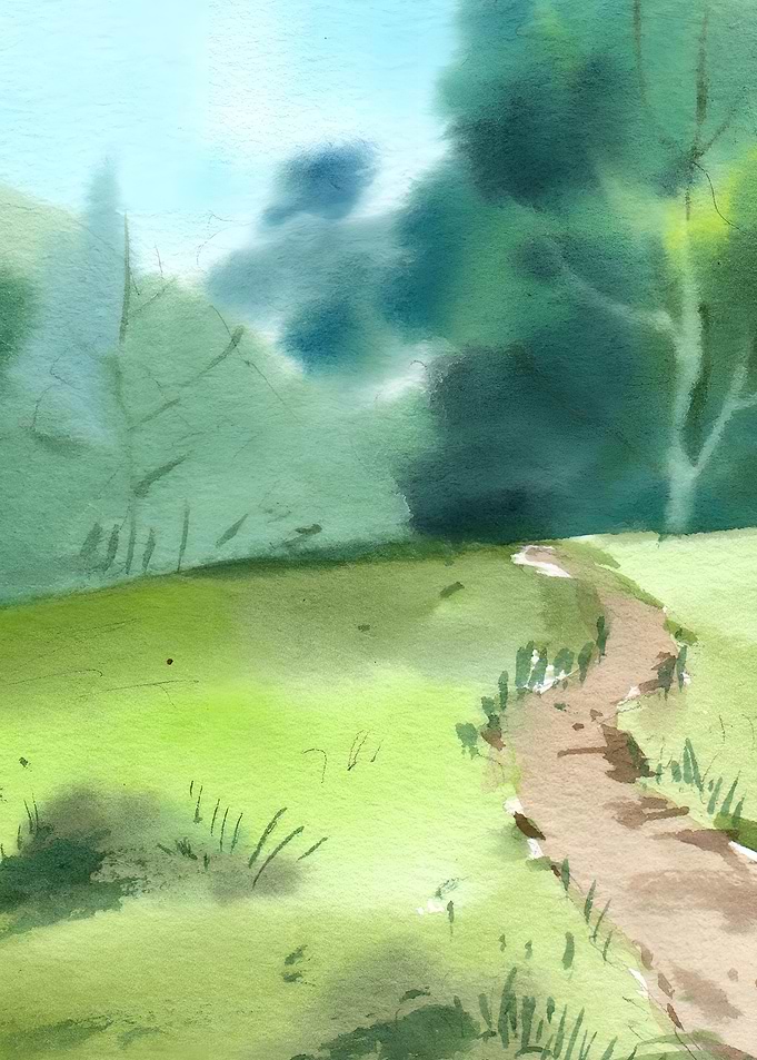 Watercolor Plains
