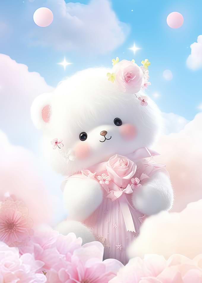 White Teddy Bear