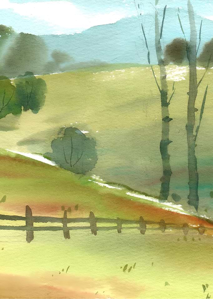 Watercolor Plains