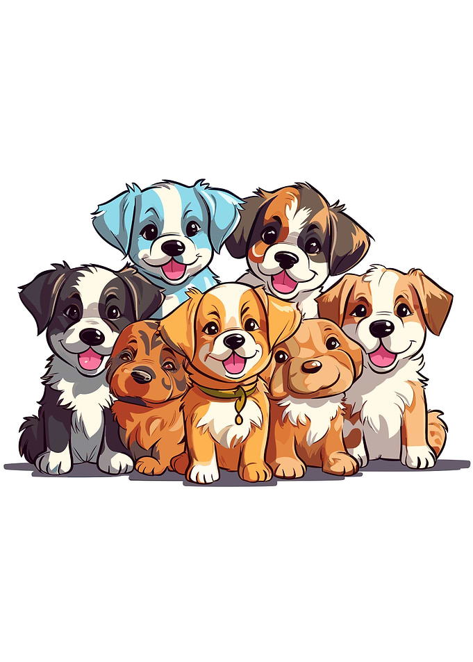 Dog Kawaii Animals