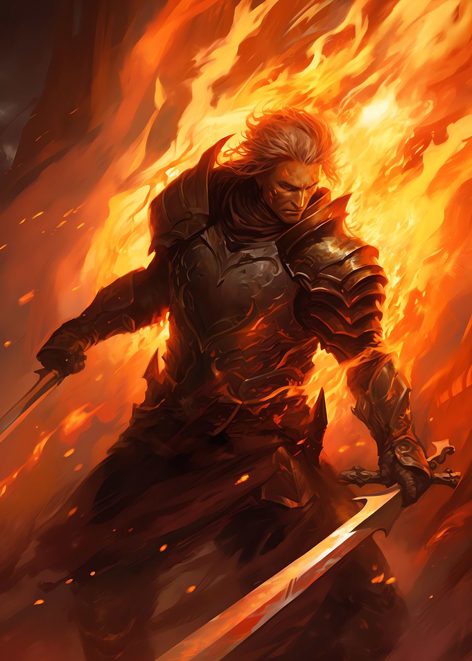 Flame Elf Paladin
