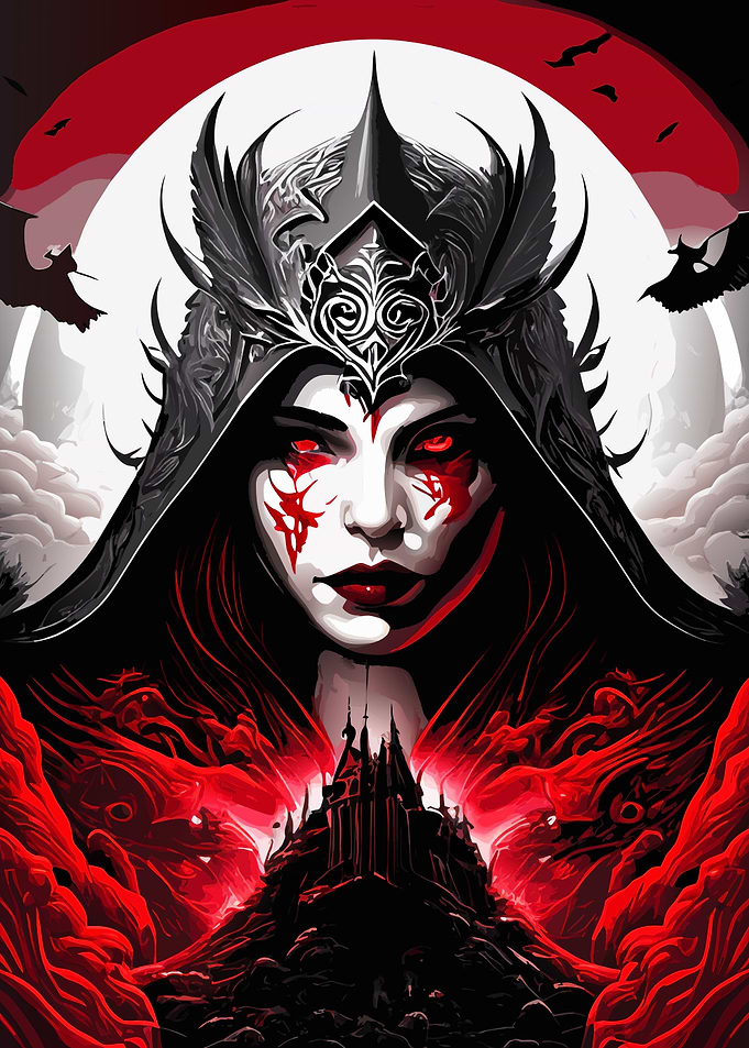 Dark Fantasy Witcher Girl