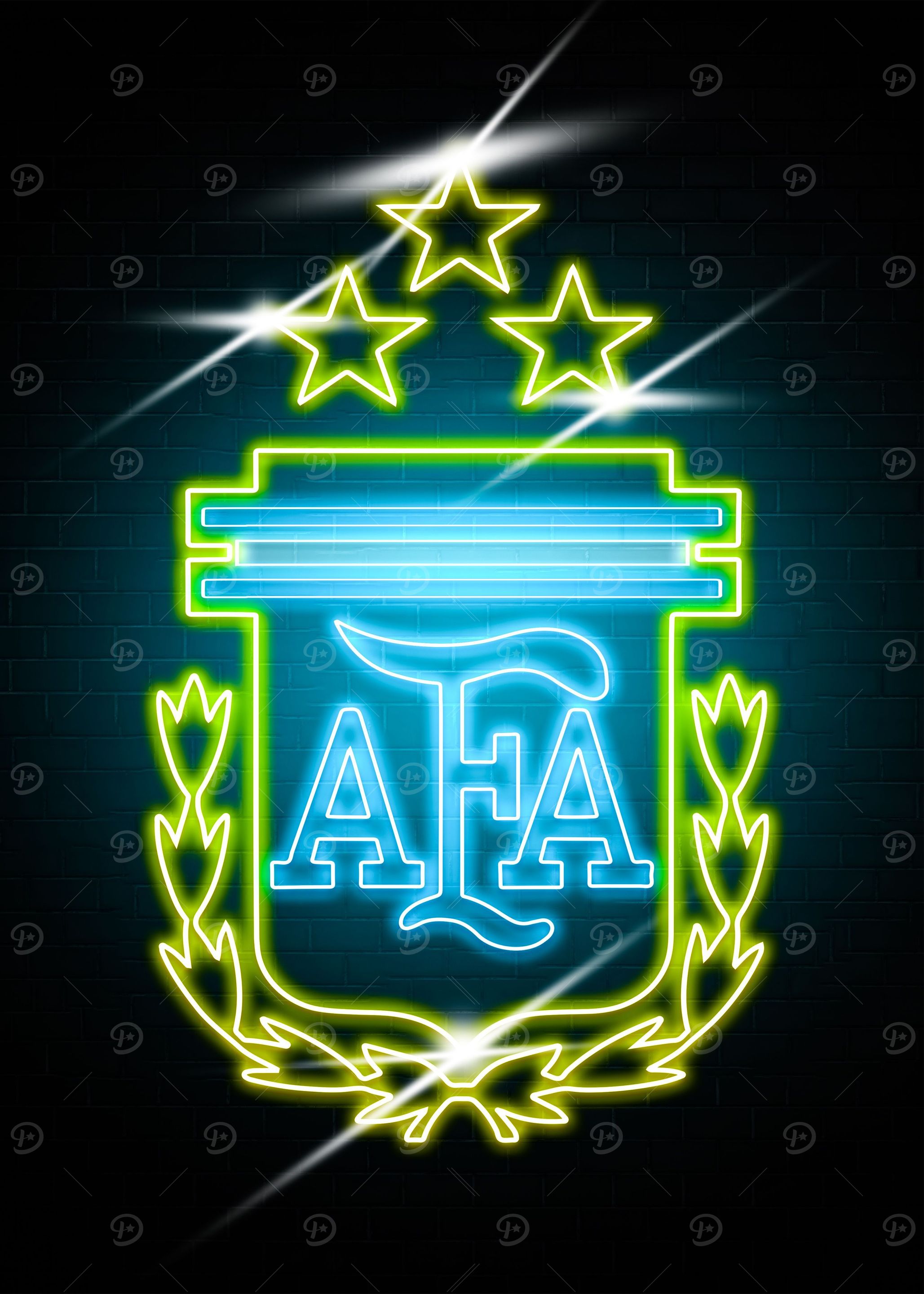 Argentina Neon Wall Art