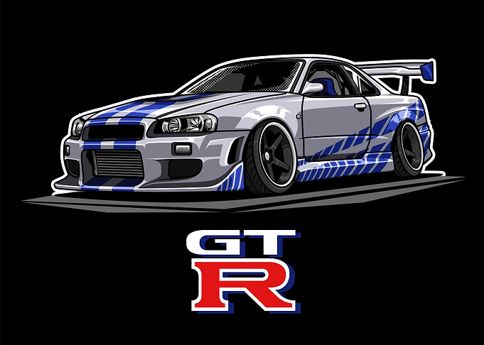 Nissan R34 GTR Godzilla
