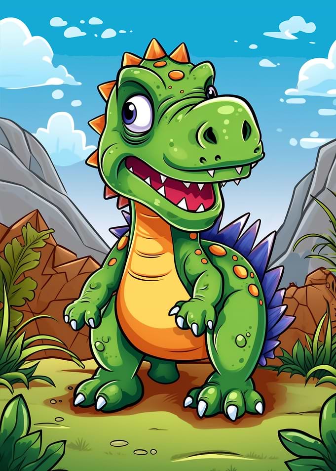 Cute baby Dinosaur