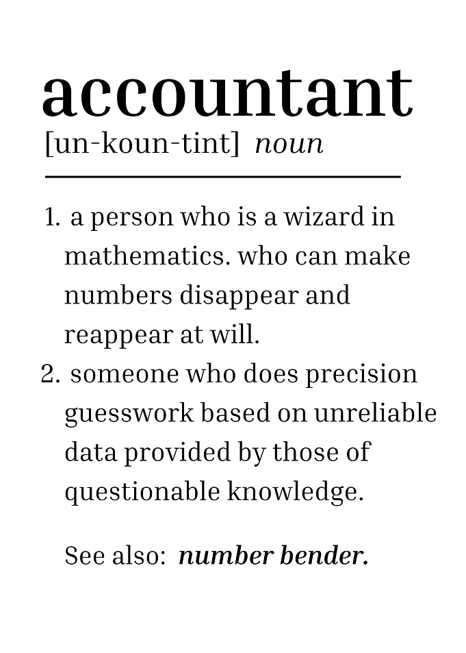 Accountant definition