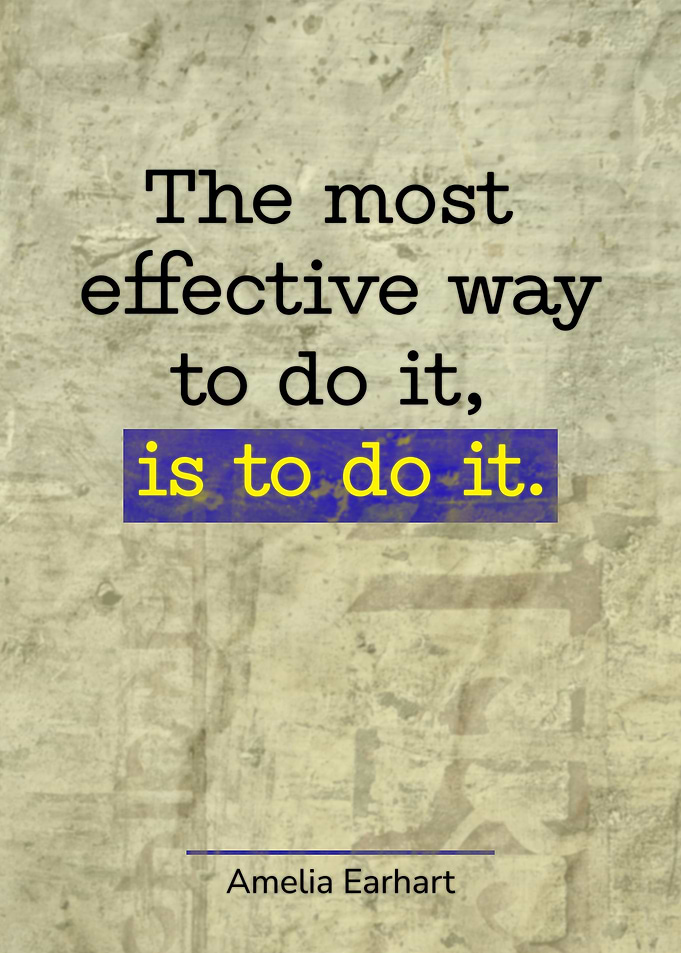 Do it