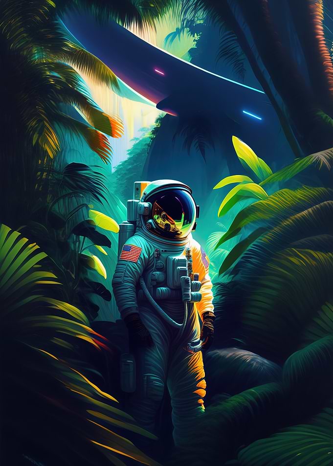 Astronaut In The Jungle