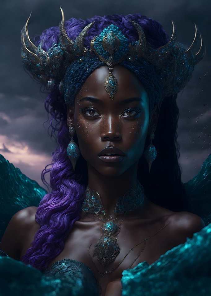 Aphrodite Black Goddess