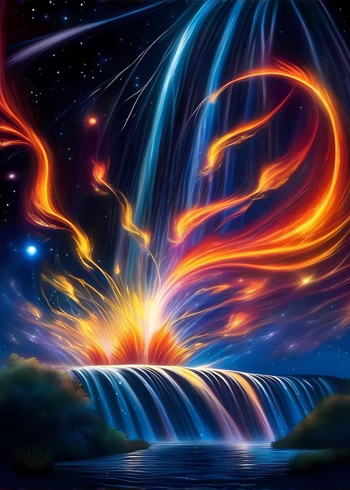 Waterfall spectacle