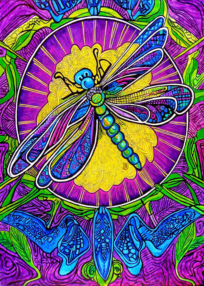 Iridescent Dragonfly