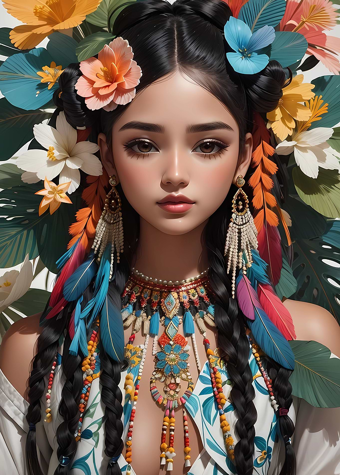 Gorgeous with flowers