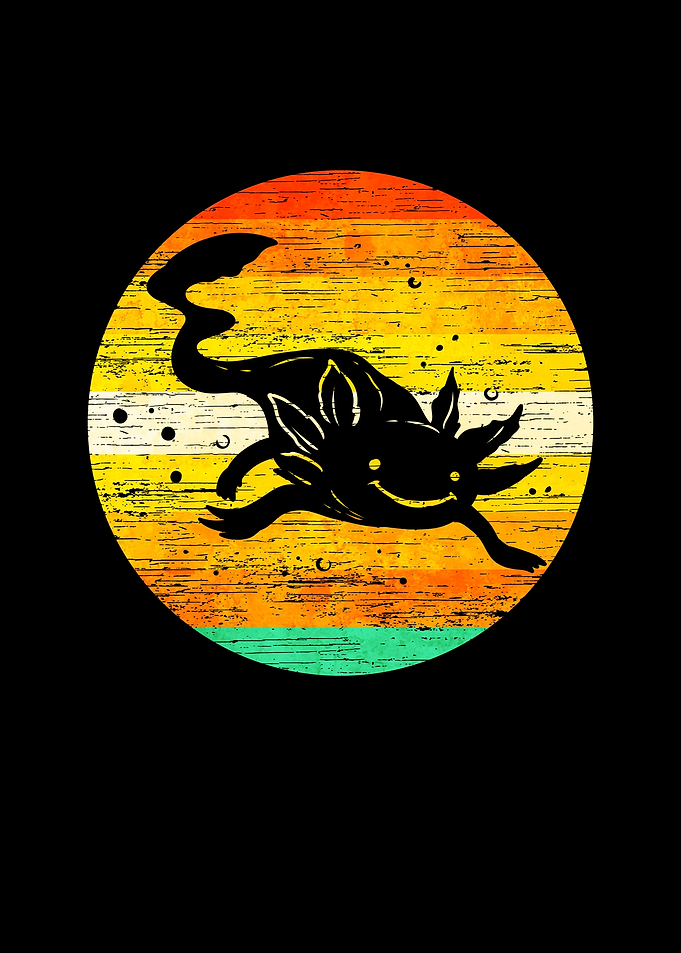 Axolotl Vintage Lizard