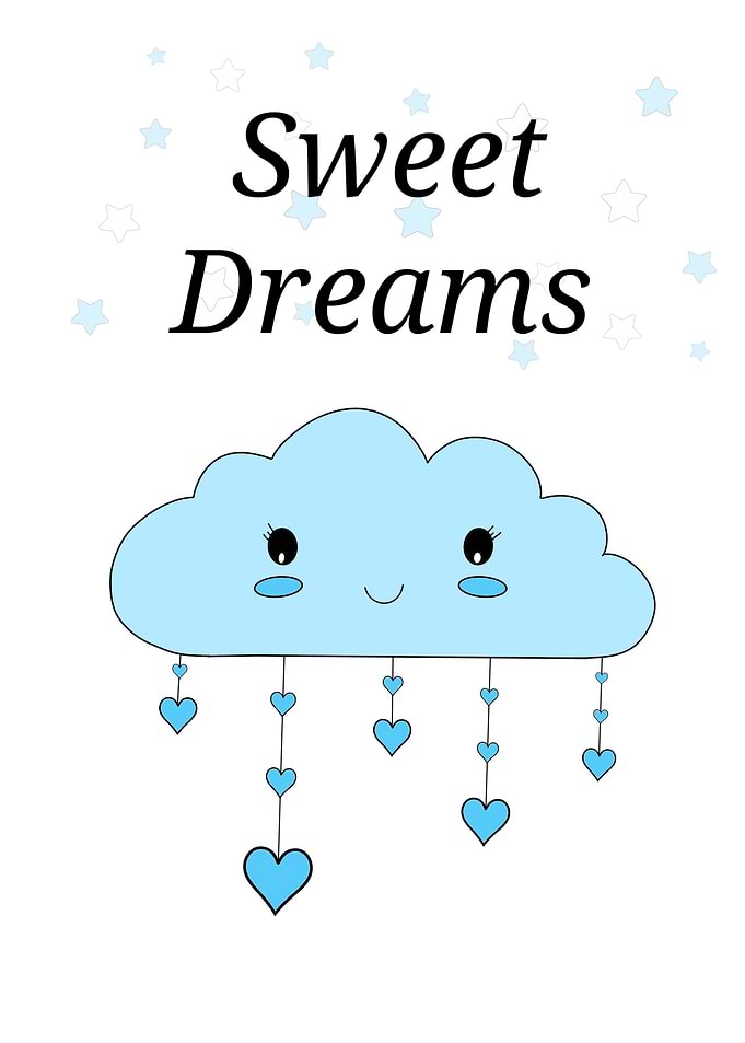 kids sweet dreams poster