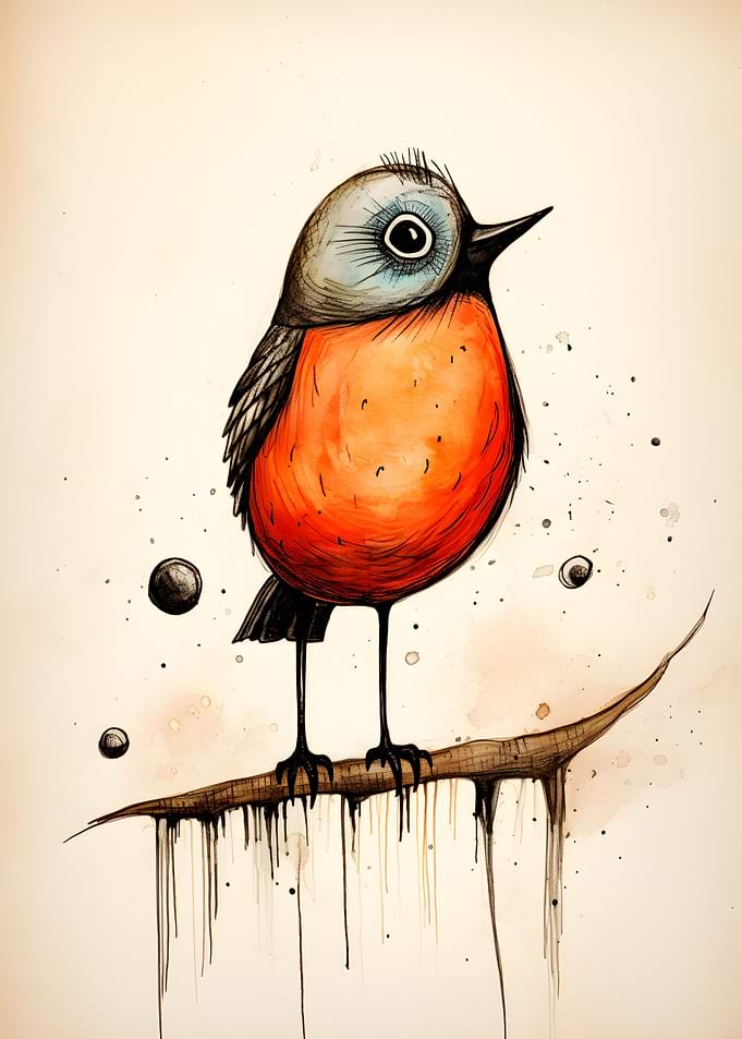 Goofy Bird On Stick