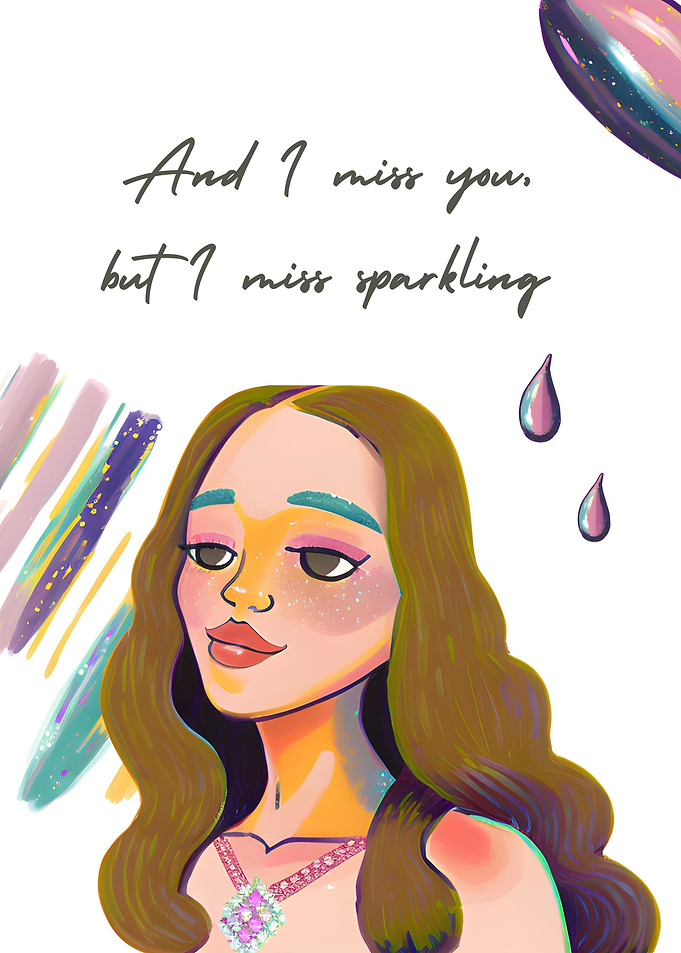 Sparkling girl