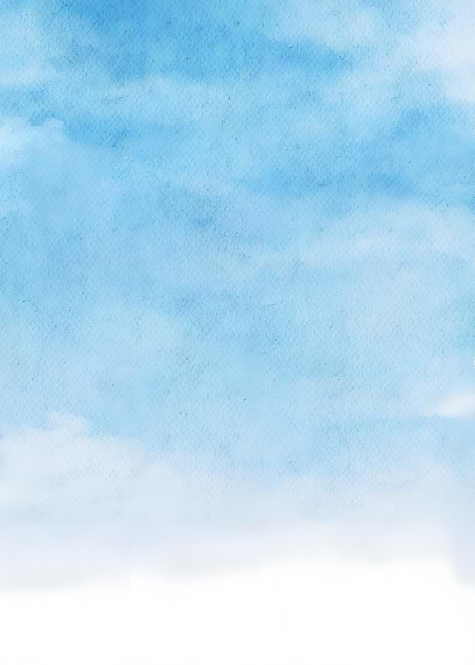 Blue Sky Watercolor