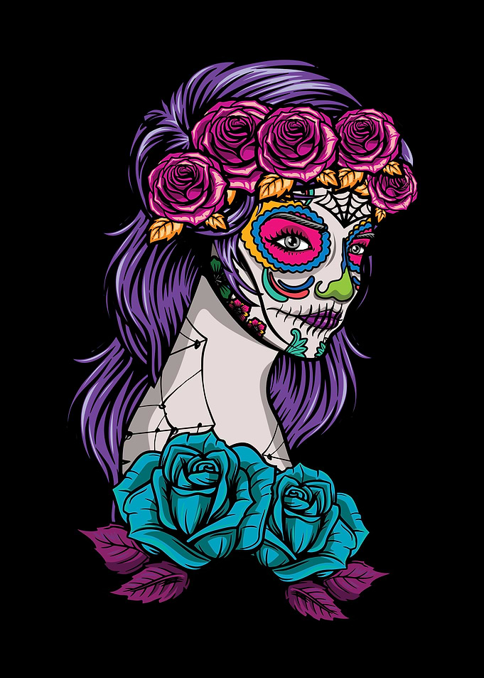 La Catrina Los Muertos Day