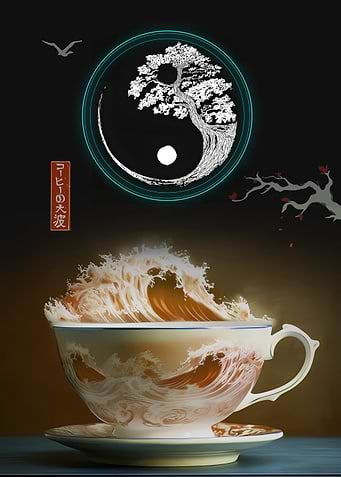 The Great Wave of Coffee